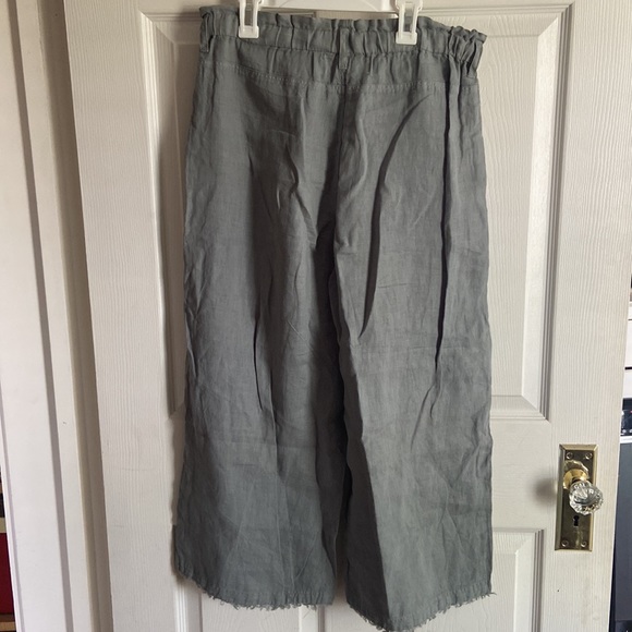 ANTHROPOLOGIE CLOTH & STONE LINEN CULOTTES - Picture 4 of 4